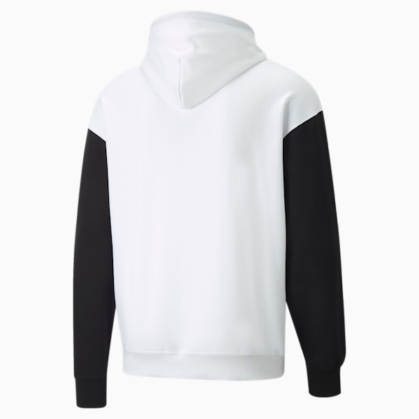 Classics Block Men's Hoodie, Puma White, extralarge