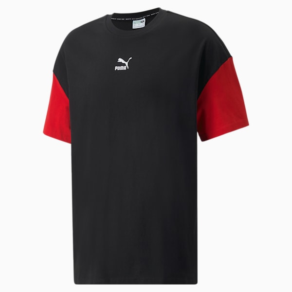 Classics Block Boxy Men's T-shirt, Puma Black