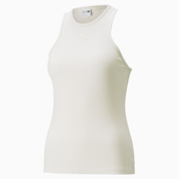 Classics Ribbed Women's Tank Top, no color, extralarge