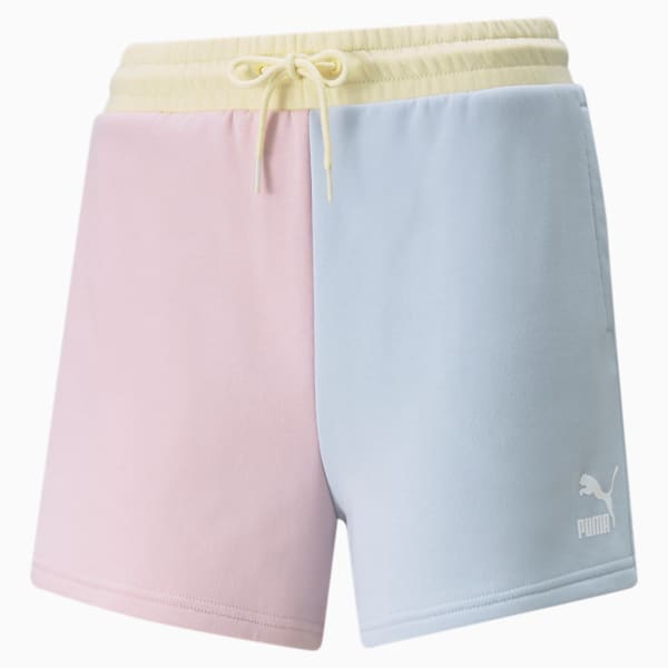 Shorts Mujer Classics Block High, Arctic Ice-Chalk Pink, extralarge