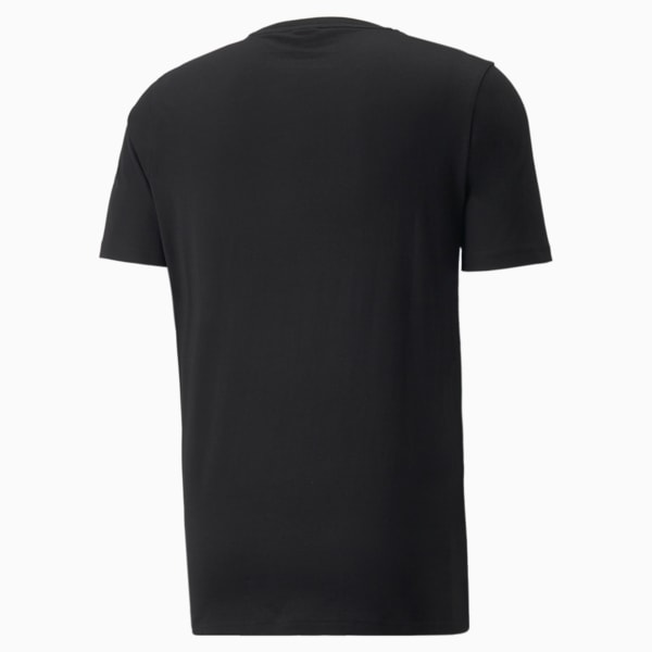 Camiseta Classics Interest con logo para hombre, Puma Black-HC