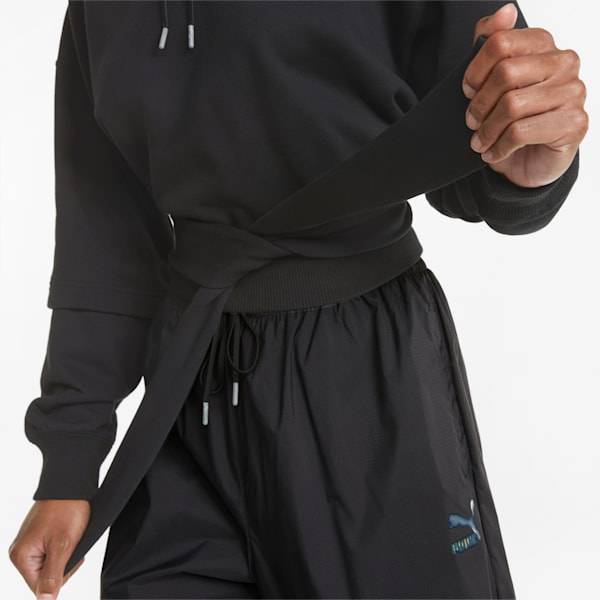 ウィメンズ CRYSTAL G. フーディー, Puma Black, extralarge-JPN