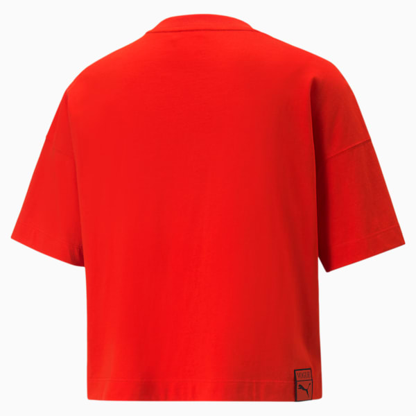 PUMA x VOGUE Women's Graphic Tee, Fiery Red, extralarge