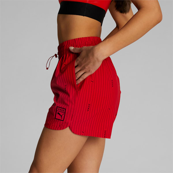 PUMA x VOGUE Women's Woven Shorts, Fiery Red