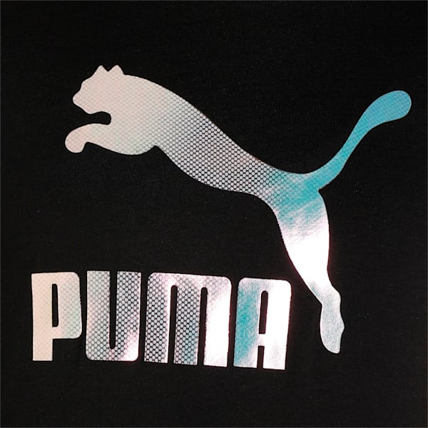 Crystal Galaxy Graphic Women's T-shirt, Puma Black