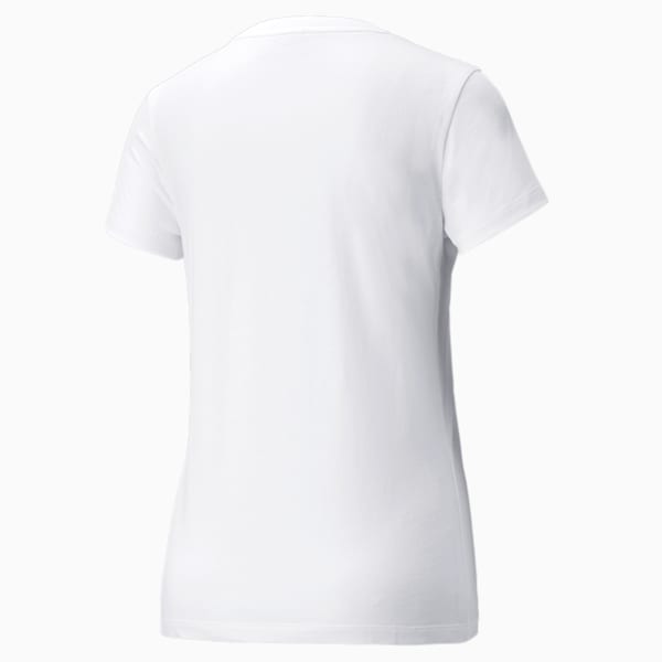 Classics Logo Interest Women's Tee, Puma White-Go For, extralarge