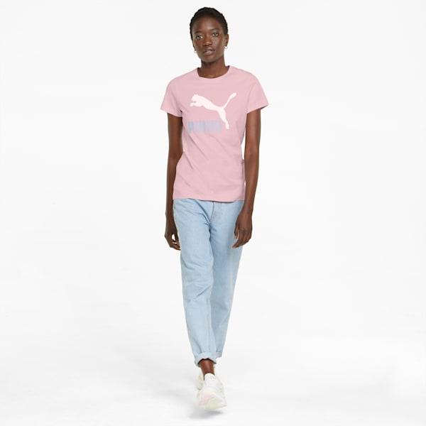 Classics Logo Interest Women's Tee, Chalk Pink, extralarge