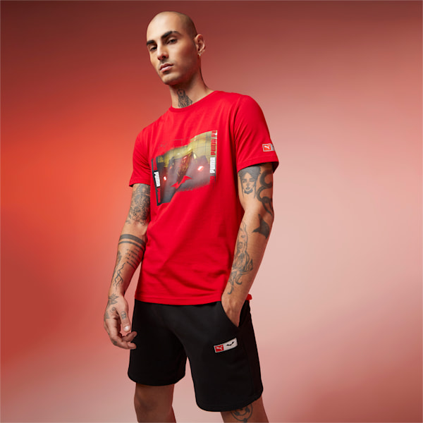 PUMA x BATMAN Men's Regular Fit Shorts, Puma Black, extralarge-IND