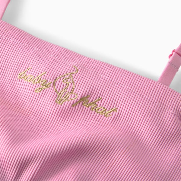 Bralette acanalado elegante PUMA x BABY PHAT, Bonbon