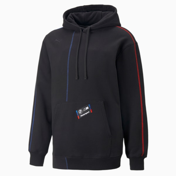 BMW M Motorsport Men's Statement Hoodie, Puma Black, extralarge