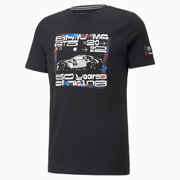 メンズ BMW MMS ステートメント カー グラフィック Tシャツ, Puma Black