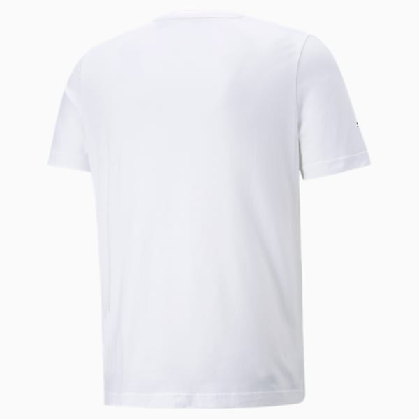 BMW M Motorsport Men's Statement Graphic Tee, Puma White, extralarge