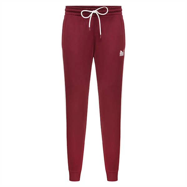 Pant de basquetbol PUMA x TMC Hussle T7 para hombre, Burgundy, extralarge