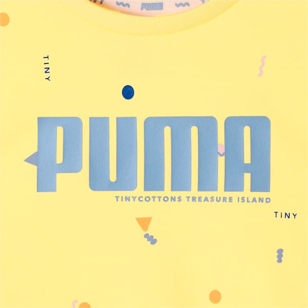 キッズ PUMA x TINYCOTTONS AOP 半袖 Tシャツ 104-152cm, Aspen Gold