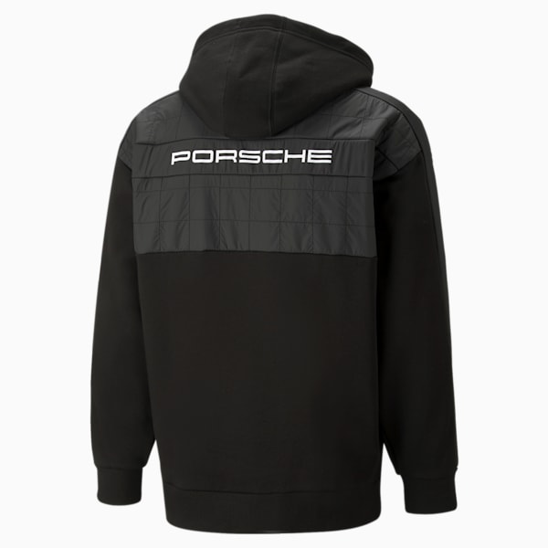 Porsche Legacy Statement Men's Hoodie, Puma Black, extralarge-IND