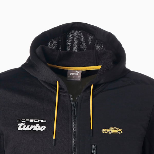 メンズ ポルシェレガシー フーデッド スウェット ジャケット, Puma Black, extralarge-JPN