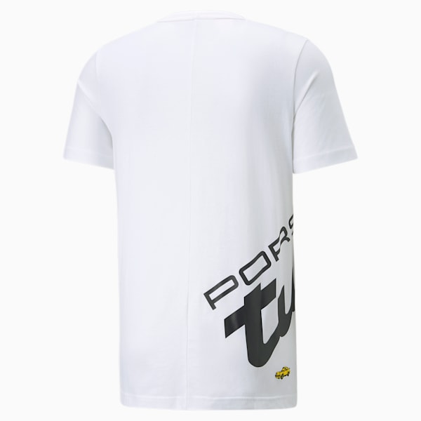 Playera para hombre Porsche Legacy Logo, Puma White, extralarge