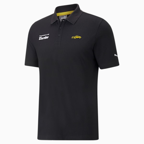 Porsche Legacy Men's Polo, Puma Black, extralarge