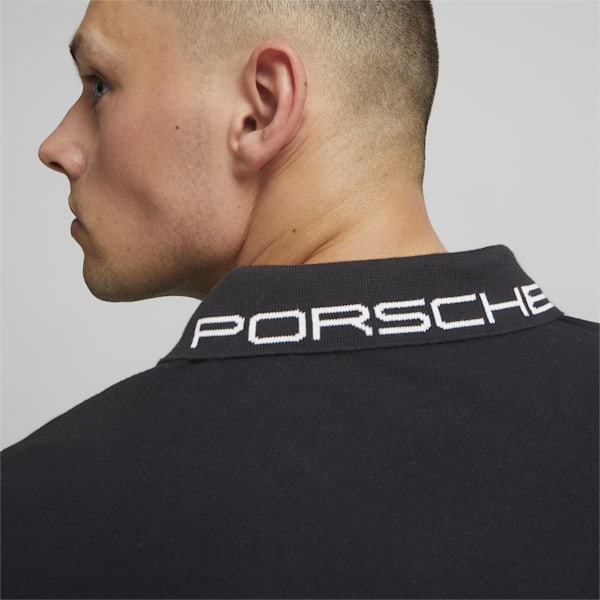 Porsche Legacy Men's Regular Fit Polo, Puma Black, extralarge-IDN