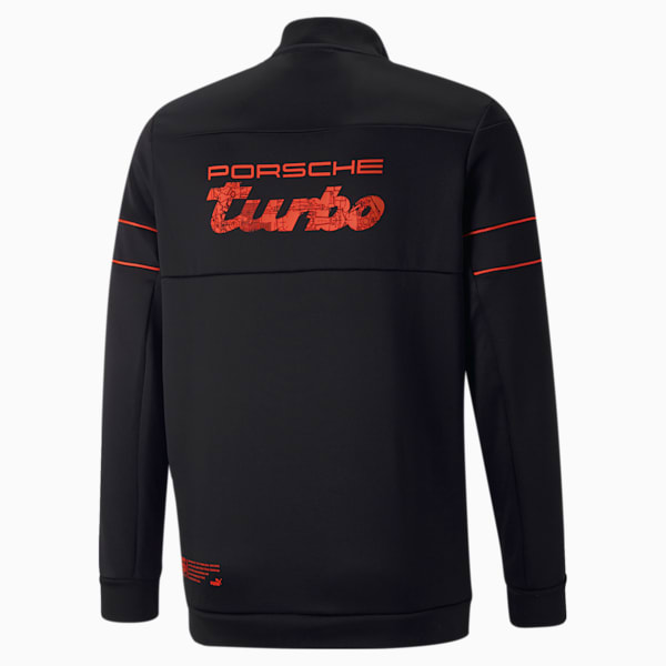 Porsche Legacy SDS Men's Regular Fit Track Jacket, Puma Black, extralarge-IND