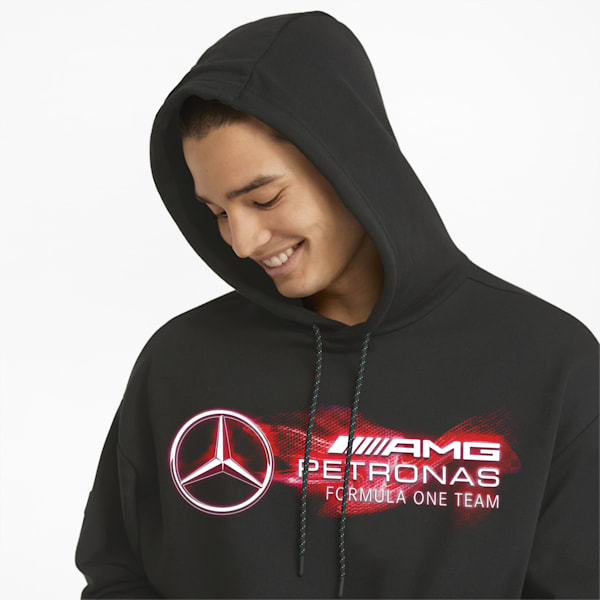 Mercedes-AMG Petronas Nightride Men's Hoodie, Puma Black