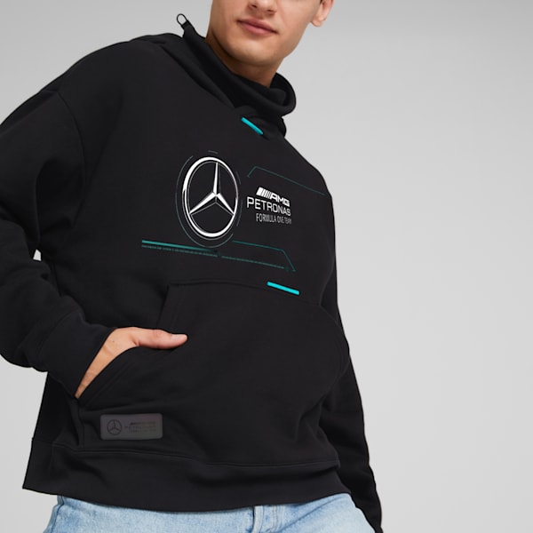 Sudadera Hombre Mercedes-AMG Petronas Motorsport, Puma Black, extralarge