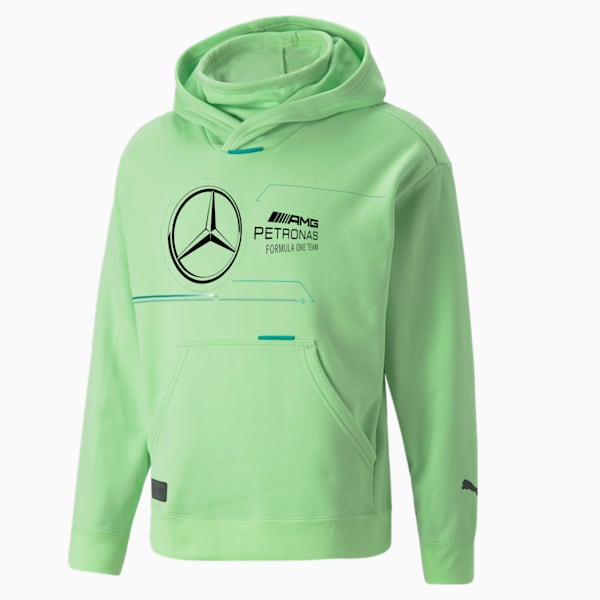 Mercedes-AMG Petronas Motorsport Formula One Statement Hoodie Men, Paradise Green, extralarge-GBR