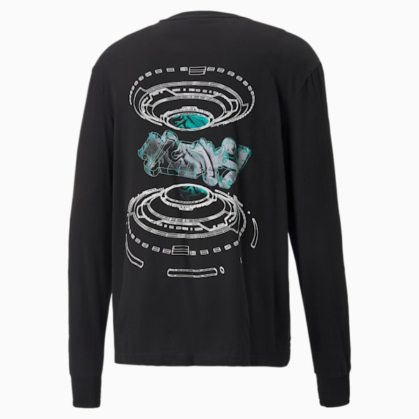 Mercedes AMG Petronas F1 Statement Men's Graphic T-Shirt, Puma Black, extralarge-IND