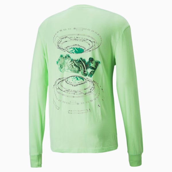 Mercedes AMG Petronas F1 Statement Men's Graphic T-Shirt, Paradise Green, extralarge-IND