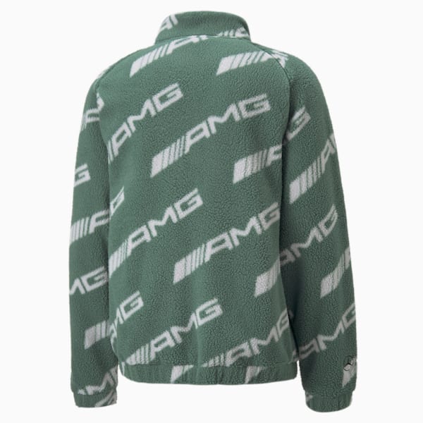Mercedes AMG Petronas F1 Men's Fleece Jacket, Deep Forest, extralarge-IND