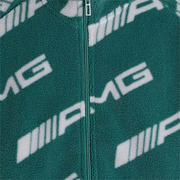 Mercedes AMG Petronas F1 Men's Fleece Jacket, Deep Forest, extralarge-IND