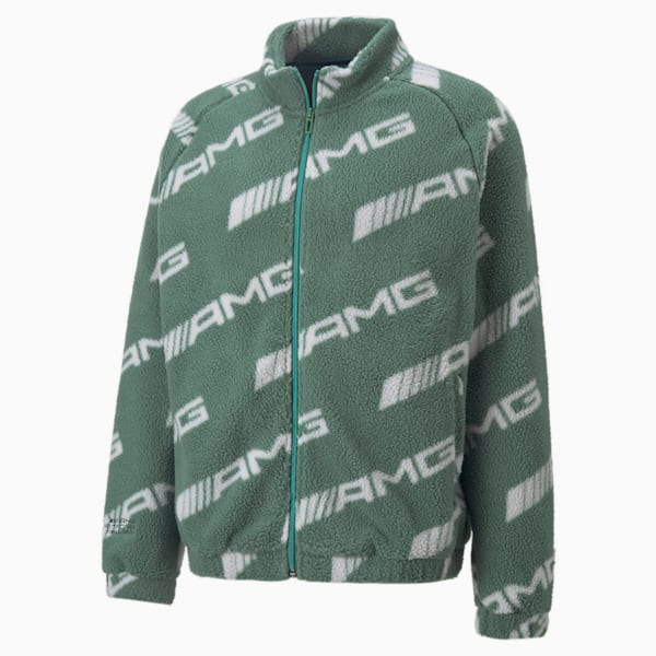 Mercedes AMG Petronas F1 Men's Fleece Jacket, Deep Forest, extralarge-IND