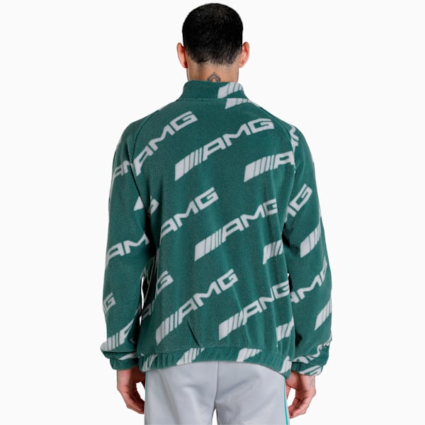 Mercedes AMG Petronas F1 Men's Fleece Jacket, Deep Forest, extralarge-IND