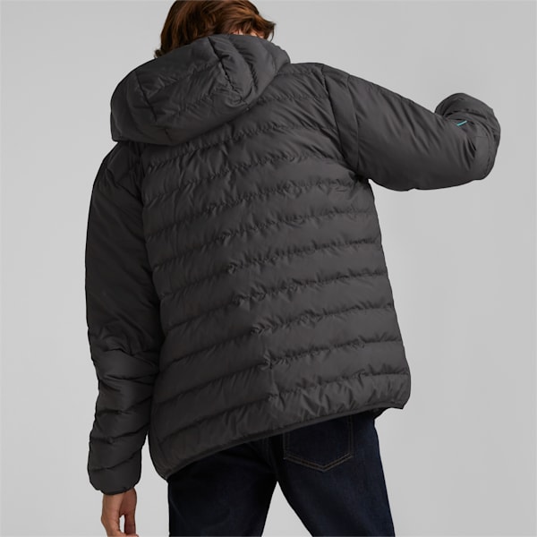 Mercedes AMG Petronas F1 MT7 EcoLite Men's Regular Fit Down Jacket, Puma Black, extralarge-IND