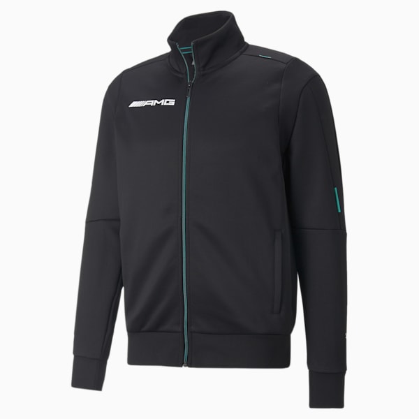Mercedes-AMG Petronas Motorsport Formula One MT7 Track Jacket Men, Puma Black, extralarge-AUS