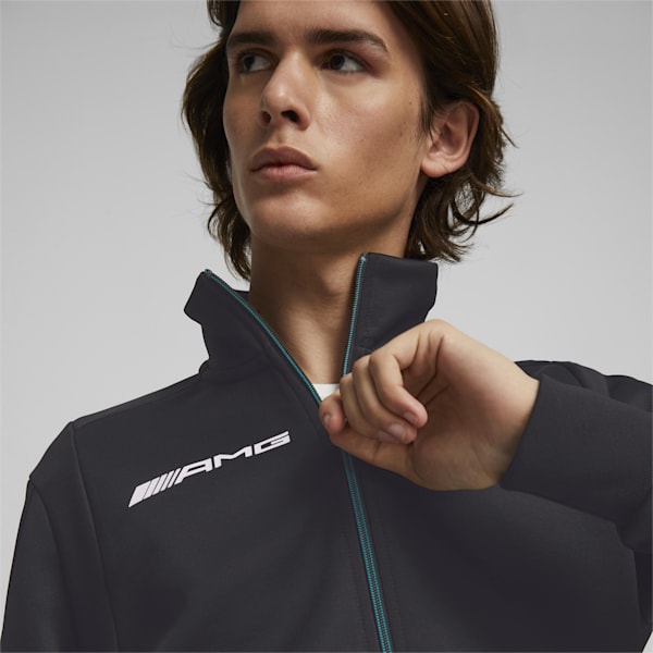 Mercedes-AMG Petronas Motorsport Formula One MT7 Track Jacket Men, Puma Black, extralarge-AUS