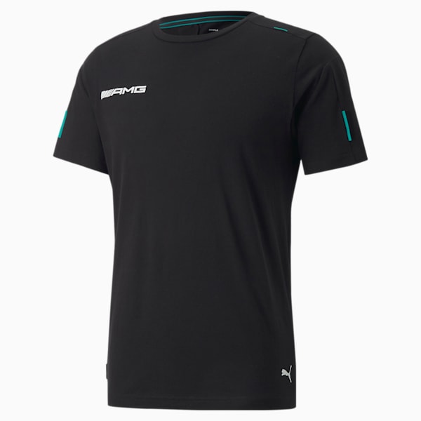 Mercedes-AMG Petronas Motorsport Formula One MT7 Men's Regular Fit T-Shirt, Puma Black, extralarge-IND