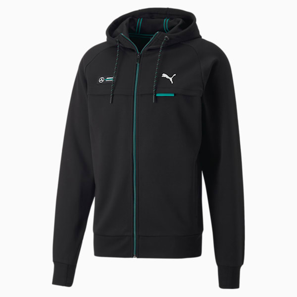 Mercedes-AMG Petronas Motorsport Formula One Hooded Sweat Jacket Men, Puma Black