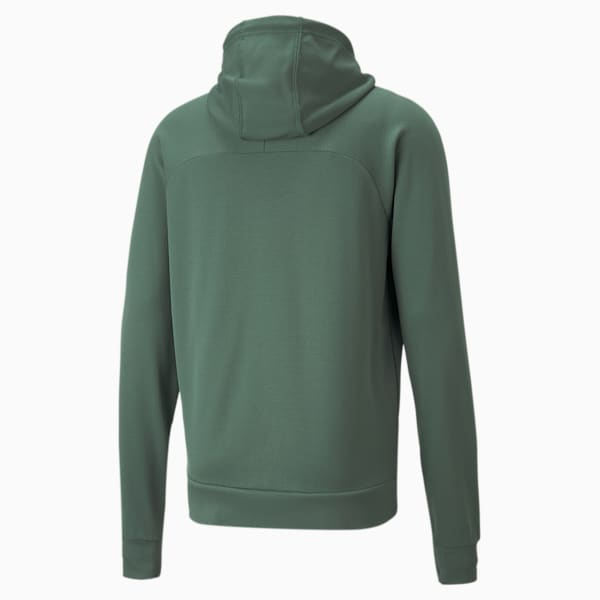 Mercedes AMG Petronas F1 Men's Regular Fit Hooded Sweat Jacket, Deep Forest, extralarge-IND