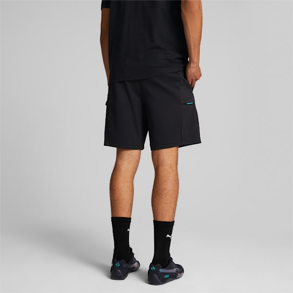 Mercedes AMG F1 Sweat Men's Regular Fit Shorts, Puma Black, extralarge-IND