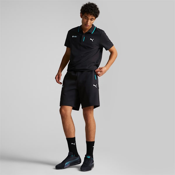 Mercedes AMG F1 Sweat Men's Regular Fit Shorts, Puma Black, extralarge-IND