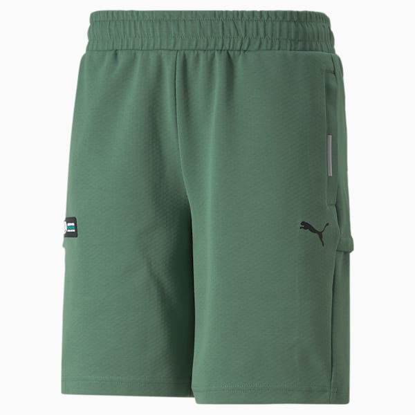 Mercedes AMG F1 Sweat Men's Regular Fit Shorts, Deep Forest, extralarge-IND