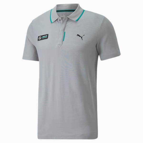 Polo para hombre Mercedes-AMG Petronas Motorsport Formula One, Mercedes Team Silver, extralarge