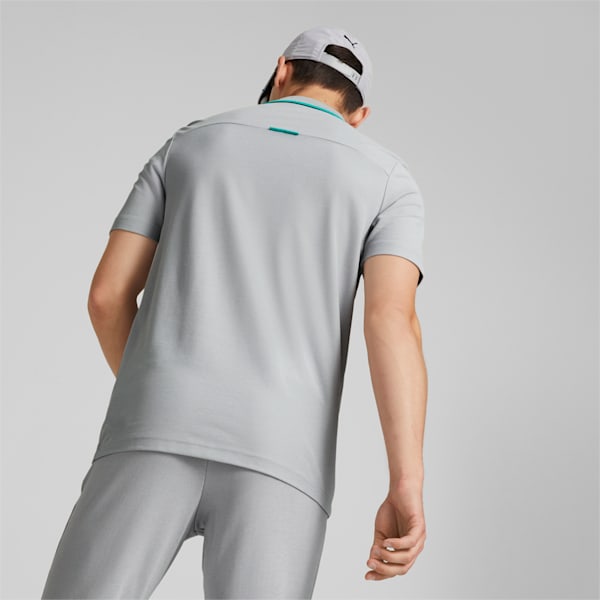 Polo para hombre Mercedes-AMG Petronas Motorsport Formula One, Mercedes Team Silver, extralarge