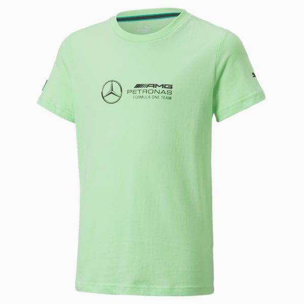 Mercedes AMG Petronas Motorsport F1 Logo Youth T-Shirt, Paradise Green