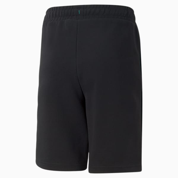 Mercedes AMG Petronas F1 Youth Regular Fit Sweat Shorts, Puma Black, extralarge-IND
