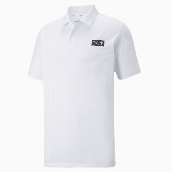メンズ ゴルフ PUMA x PTC ポロシャツ, Bright White, extralarge-AUS