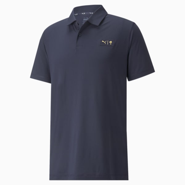 メンズ ゴルフ PUMA x PTC ポロシャツ, Navy Blazer, extralarge-AUS