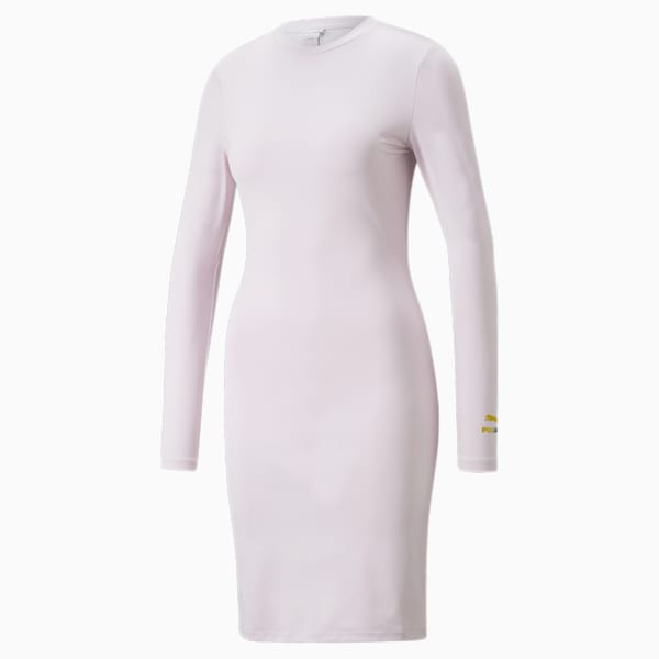 Crystal G. Women's Dress, Lavender Fog
