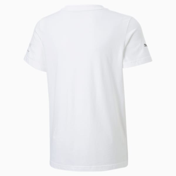 BMW M Motorsport Vintage Car Youth T-Shirt, Puma White, extralarge-IND